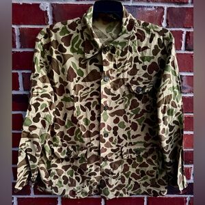Vintage Caliber Sportsman Apparel Camo Long Sleeve Button Up XL Hunting Shirt M3